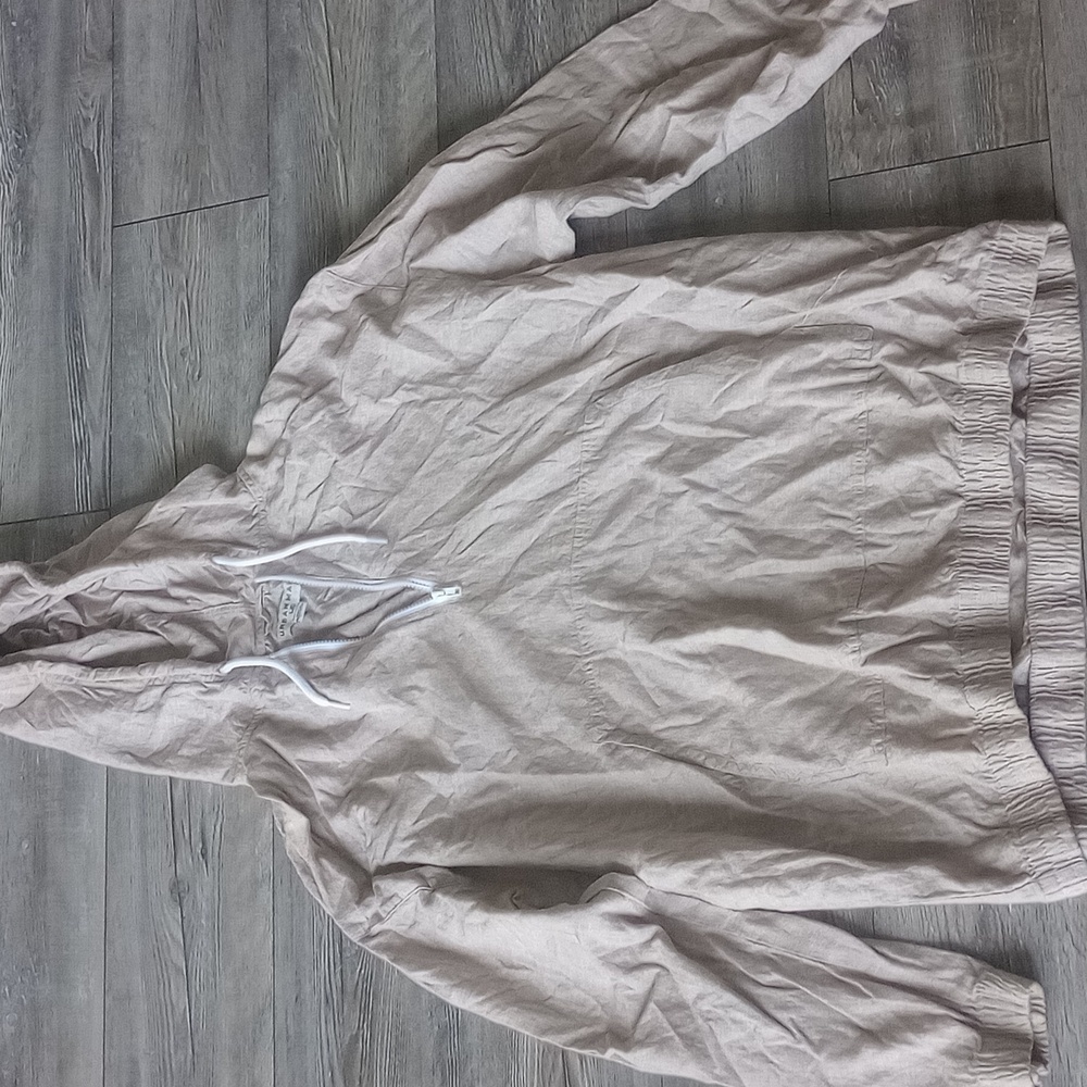 Beige hooded Sweatshirt